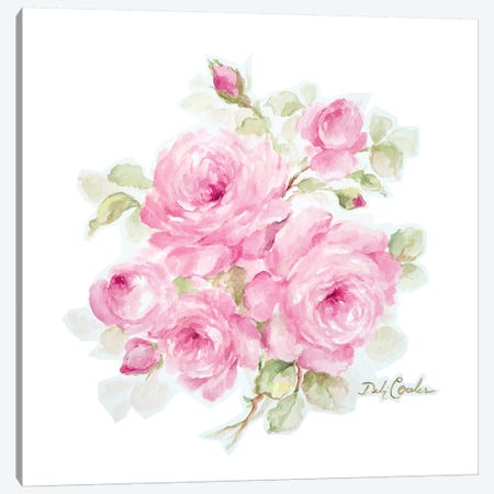 Romantic Roses Canvas Print #DEB151} by Debi Coules Canvas Wall Art