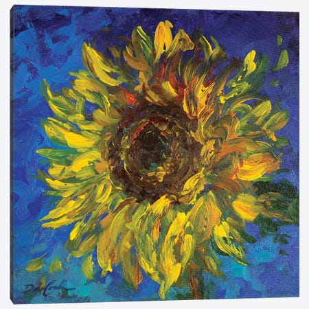 Sunflower II Canvas Print #DEB156} by Debi Coules Art Print