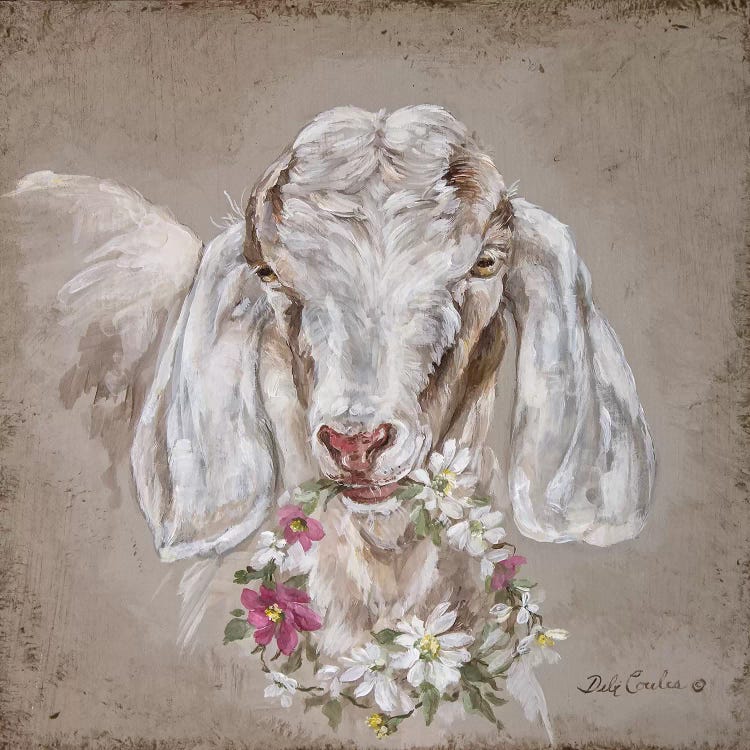 Goat With Wreath
