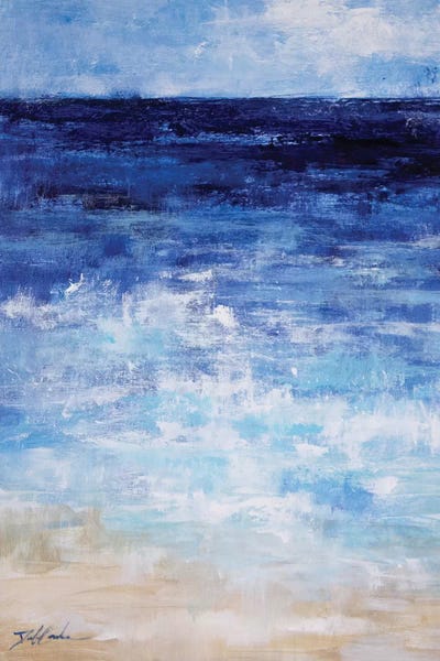 Coastal & Ocean Abstracts: Ocean Blue by Debi Coules