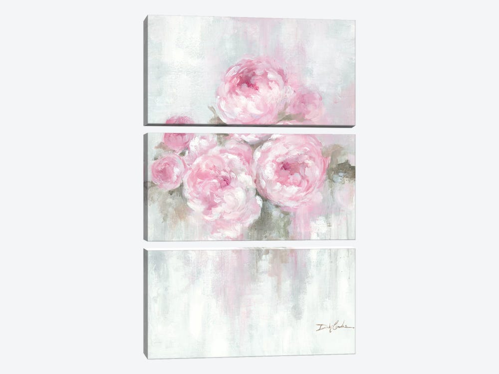 Pink Peonies by Debi Coules 3-piece Canvas Wall Art