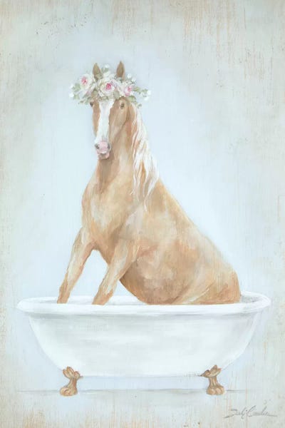 Shabby Chic Décor: Horse In A Tub by Debi Coules