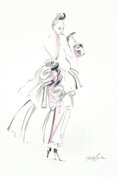 Fashion Illustrations: A Floral Affair by Debi Coules
