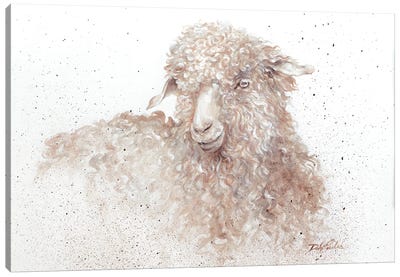 Wooly Bully Canvas Art Print - Debi Coules Farm Animals