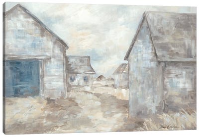 Barn Path Canvas Art Print - Barns