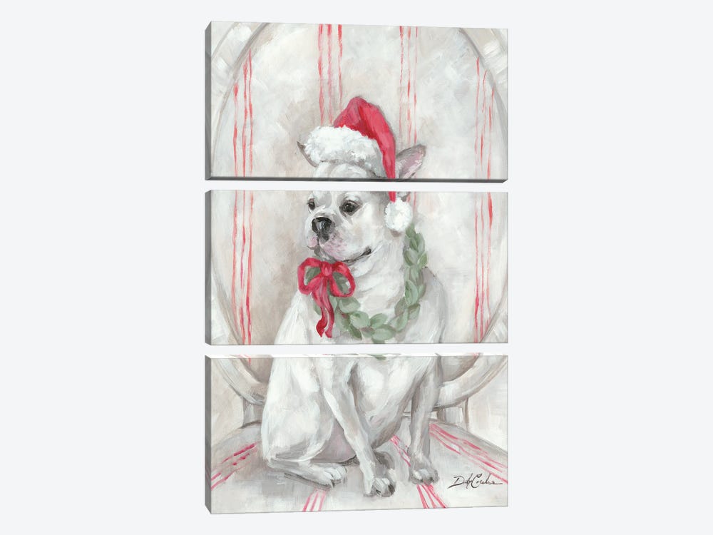 Frenchie by Debi Coules 3-piece Canvas Artwork