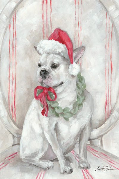Christmas Animals: Frenchie by Debi Coules