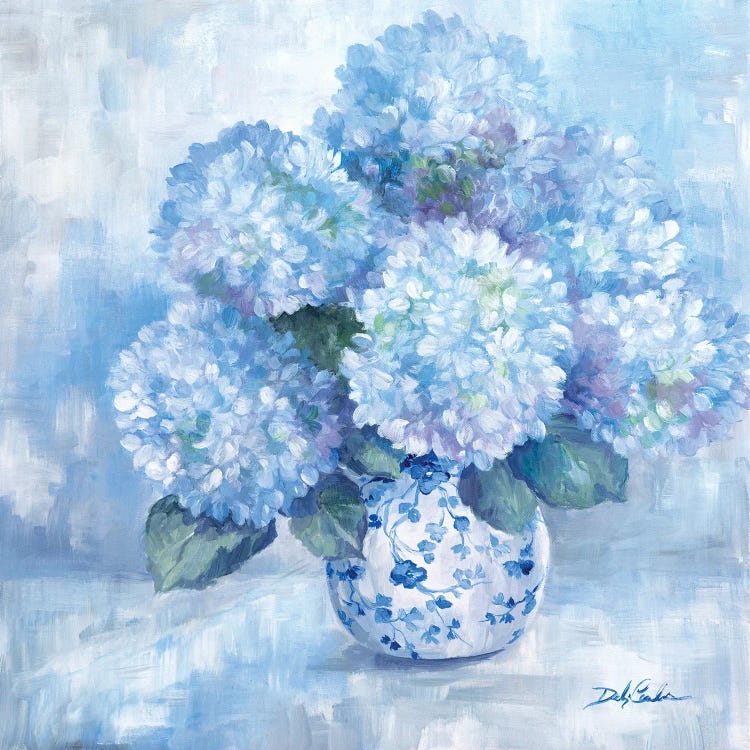 Blue And White by Debi Coules wall art