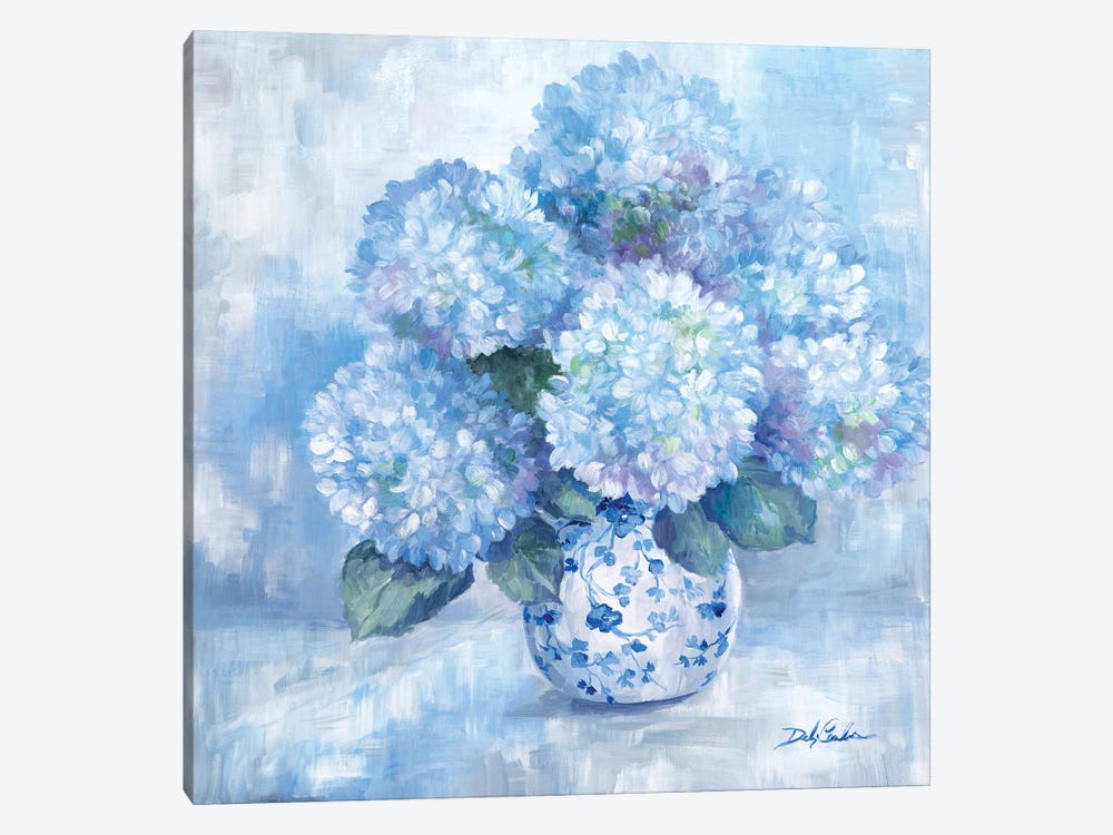 Blue And White by Debi Coules 1-piece Canvas Art