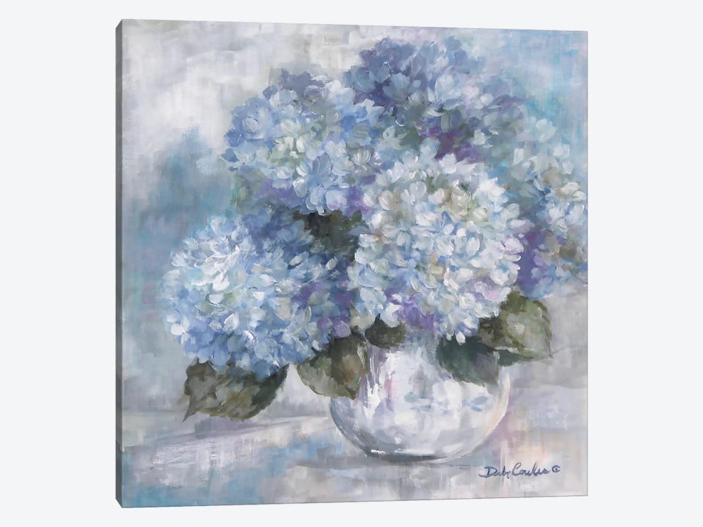 Hydrangea Blues by Debi Coules 1-piece Canvas Art