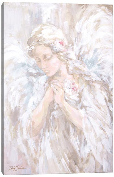 Prayer For Peace Canvas Art Print - Angel Art