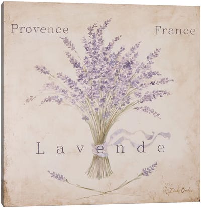 Lavende Panel Canvas Art Print - Lavender Art