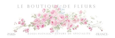 Boutique de Fleurs by Debi Coules multi panel art