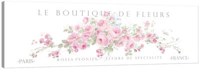Boutique de Fleurs Canvas Art Print - Debi Coules Florals