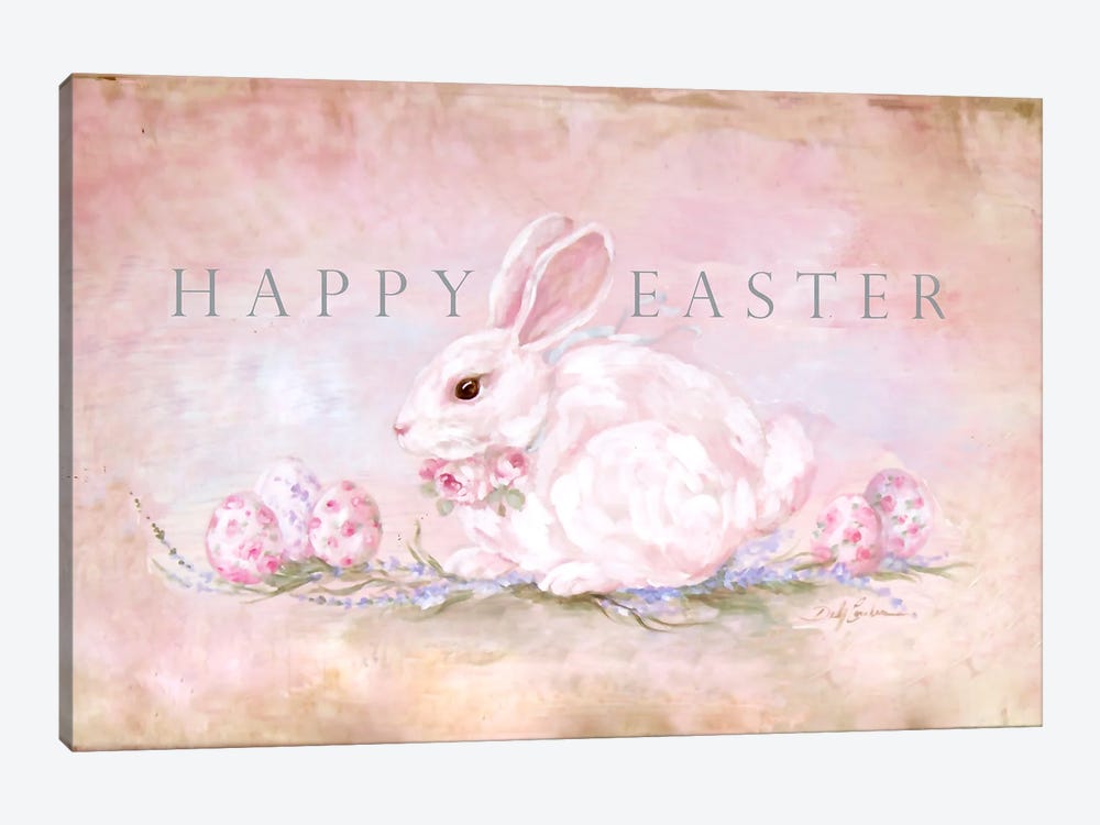 Happy Easter by Debi Coules 1-piece Canvas Artwork