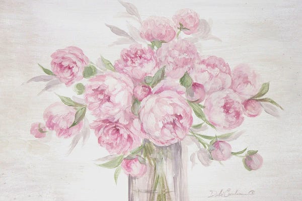 Peonies: Peonies In Pink by Debi Coules
