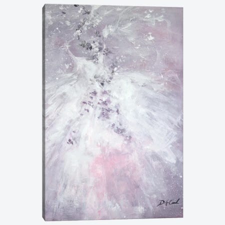 Lavender Fancy Canvas Print #DEB22} by Debi Coules Art Print