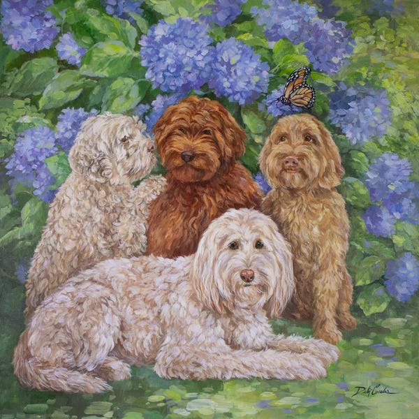 Hydrangeas: Doodelin by Debi Coules