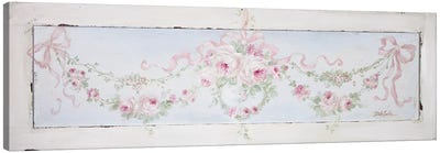 Versailles Roses Canvas Art Print - Best Selling Floral Art
