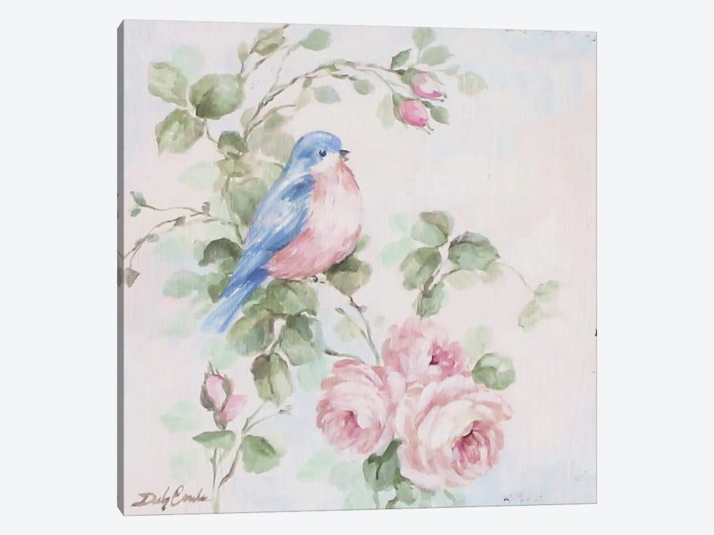 Bluebird Song I by Debi Coules 1-piece Canvas Art