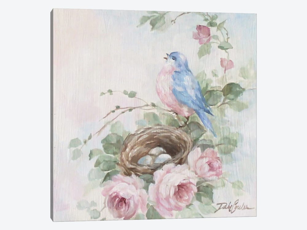 Bluebird Song II by Debi Coules 1-piece Canvas Print