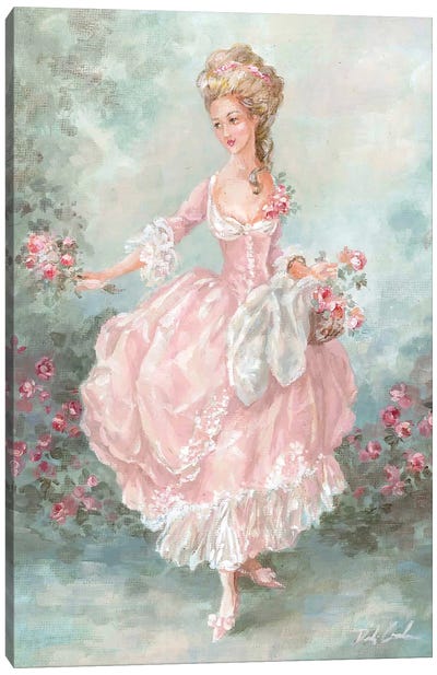 Lilliana Canvas Art Print - Historical Fashion Art