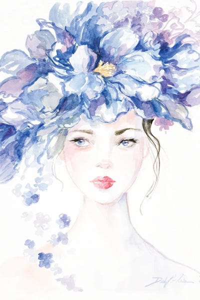 Debi Coules - Canvas Prints: Serenade In Blue