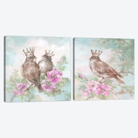 French Crown Diptych Canvas Print Set #DEB2HSET002} by Debi Coules Canvas Art Print