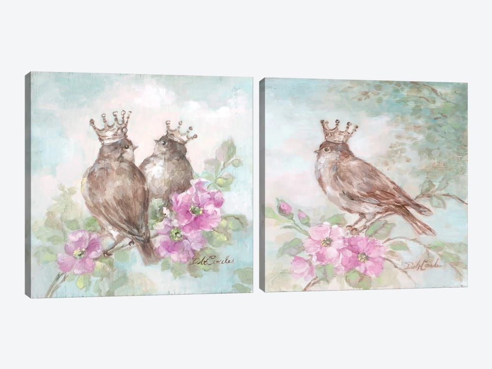 French Crown Diptych by Debi Coules 2-piece Canvas Art Print
