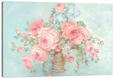 Mother's Roses Canvas Art Print - Botanical Still Life