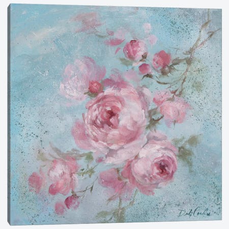 Winter Rose I Canvas Print #DEB54} by Debi Coules Canvas Print