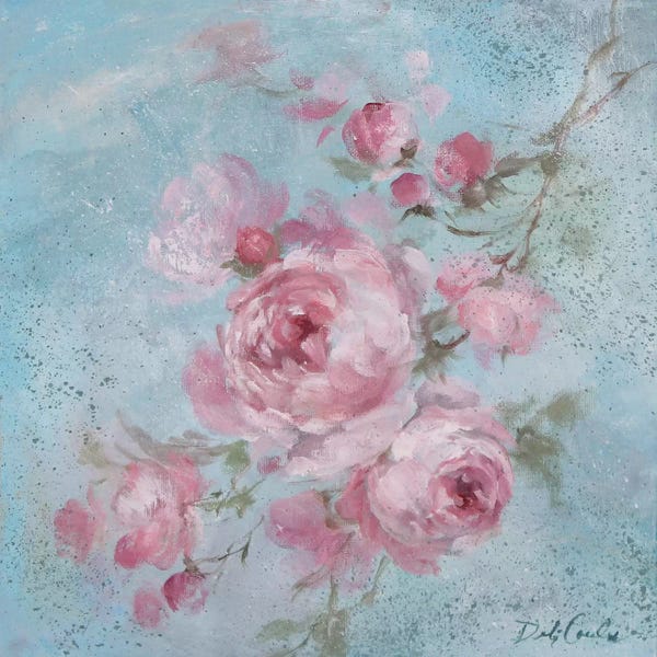 Debi Coules: Winter Rose I by Debi Coules
