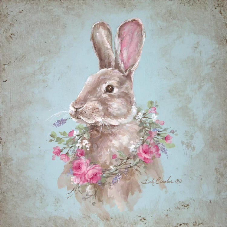 Bunny With Wreath