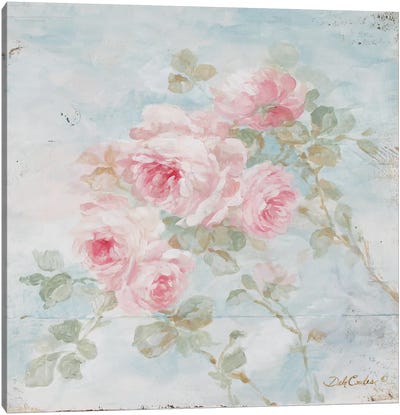Harmony Canvas Art Print - Dusty Pink