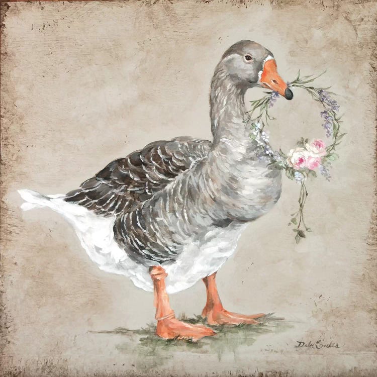 Goose With Wreath