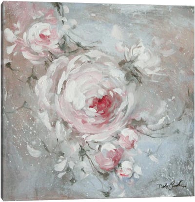Blush I Canvas Art Print - Rose Art
