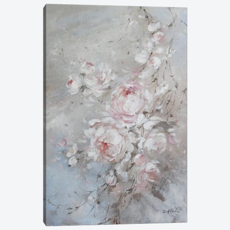 Blush Rose Canvas Print #DEB67} by Debi Coules Canvas Art