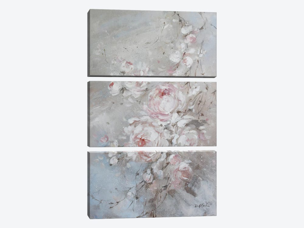 Blush Rose by Debi Coules 3-piece Art Print
