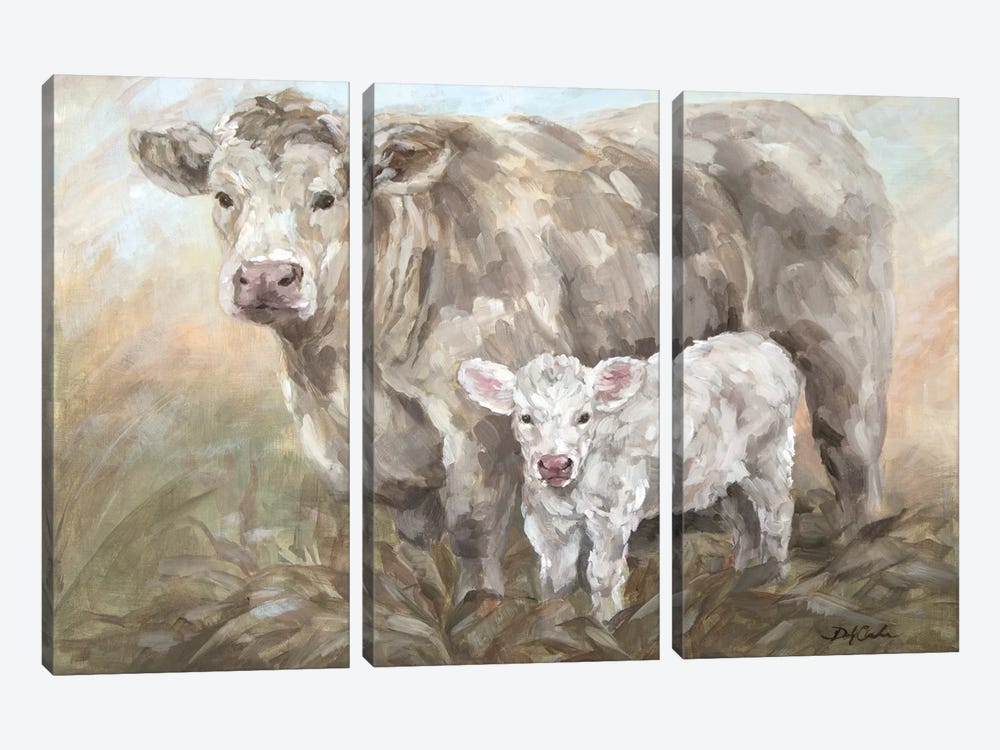Sweet Pea by Debi Coules 3-piece Canvas Print