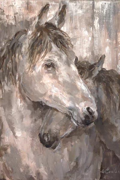 Tender Farmhouse Horse by Debi Coules metal wall art