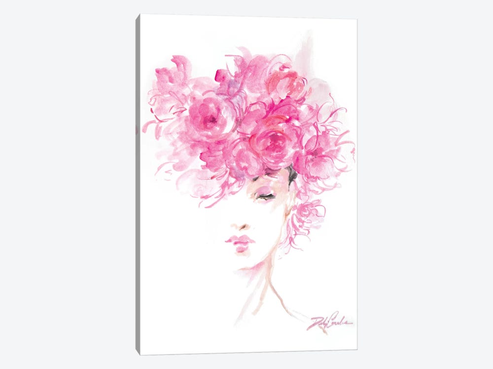 Lady In Pink by Debi Coules 1-piece Canvas Art Print
