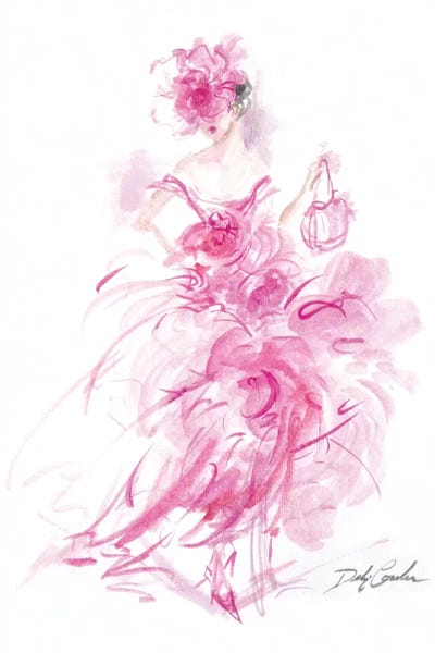 Fashion Illustrations: Parisian Night by Debi Coules