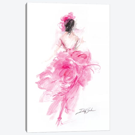 Parisian Pink  Canvas Print #DEB94} by Debi Coules Art Print
