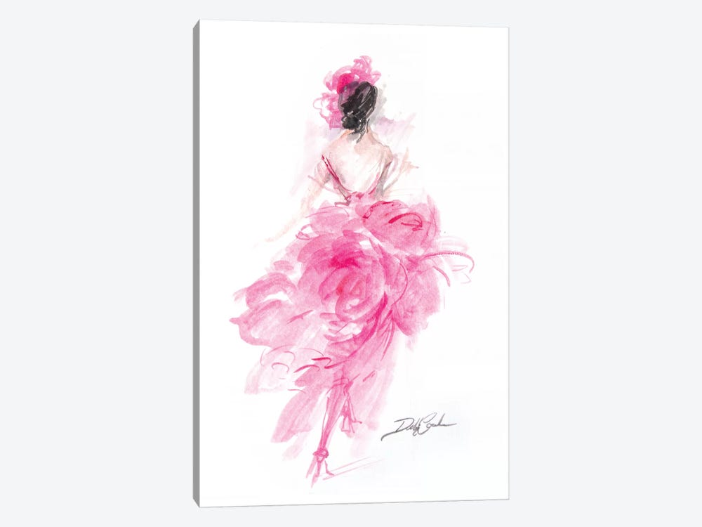 Parisian Pink  by Debi Coules 1-piece Canvas Art Print