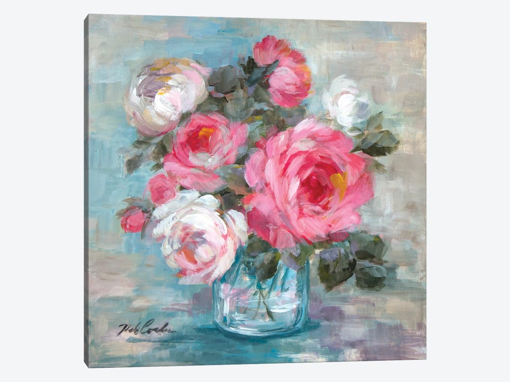 Summer Roses II by Debi Coules 1-piece Canvas Art