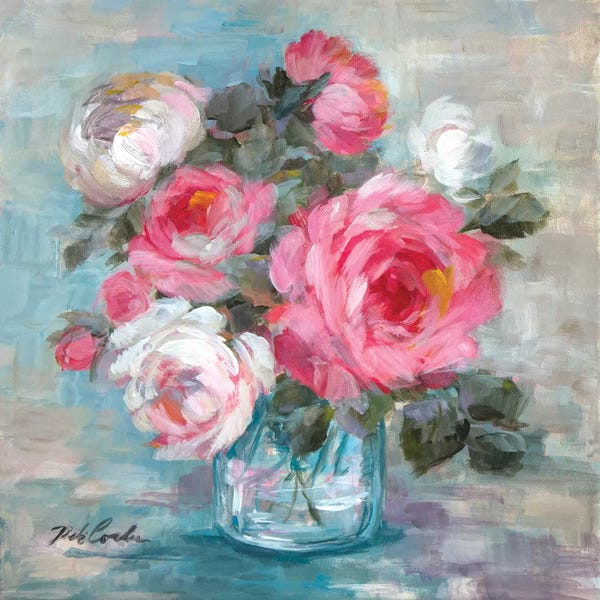 Debi Coules: Summer Roses II by Debi Coules