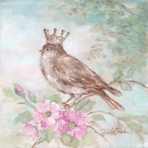 Feathers: French Crown & Feathers I by Debi Coules