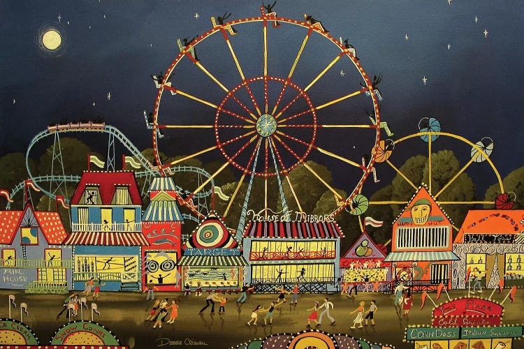 The Country Fair by Debbie Criswell wall art