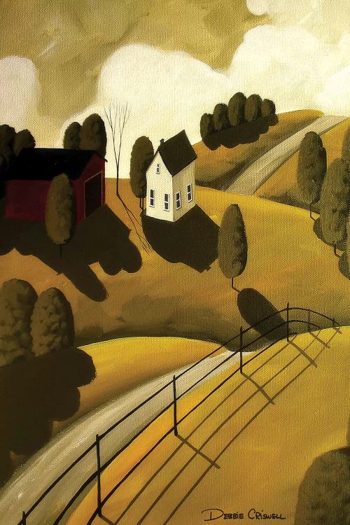Two Hills Away by Debbie Criswell wall art