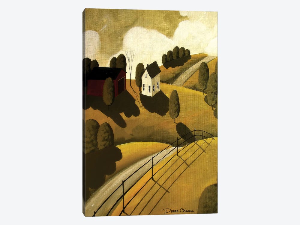 Two Hills Away by Debbie Criswell 1-piece Canvas Art Print